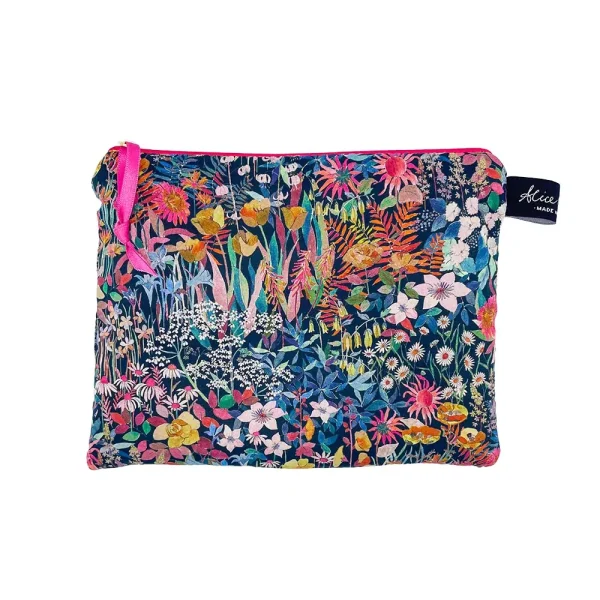 Liberty Travel Pouch Faria Flowers By Alice Caroline