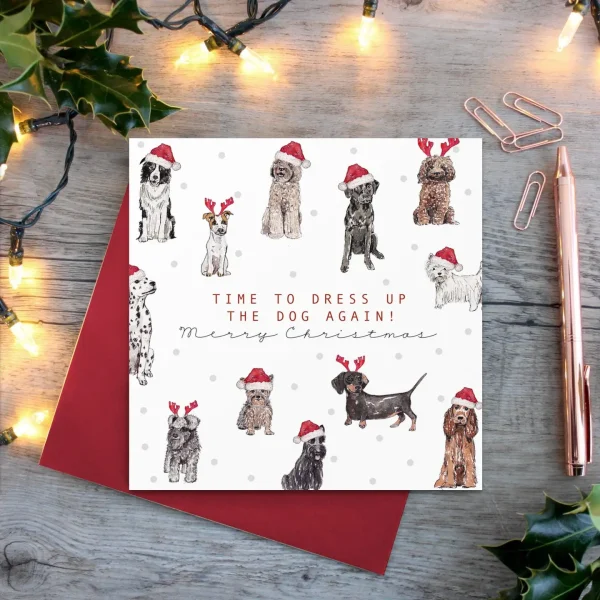 Time To Dress Up the Dog Card By Toasted Crumpet