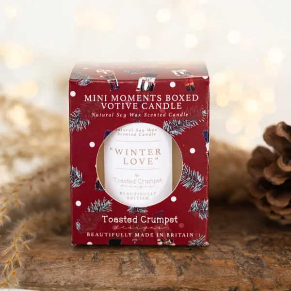 Nutcracker Mini Votive Boxed Candle by Toasted Crumpet