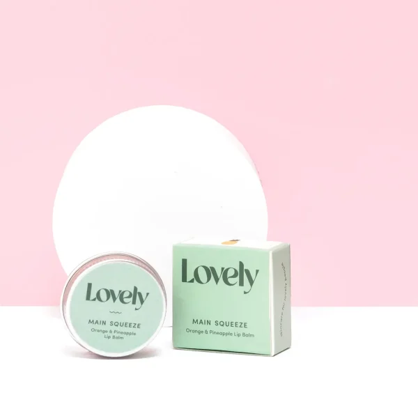 Main Squeeze - Orange & Pineapple Lip Balm by Lovely Skincare