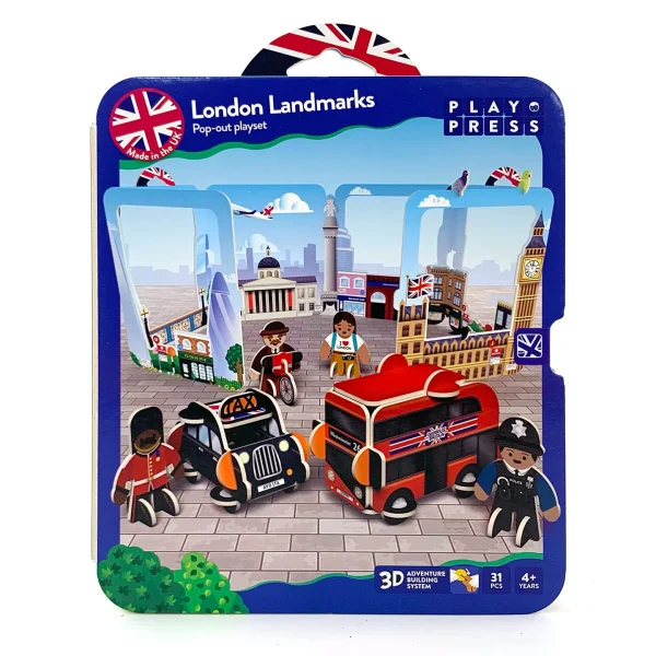 London Landmarks Pop-Out Playset By Play Press Toys