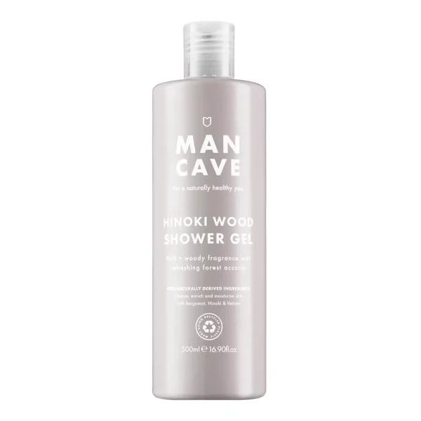 Hinoki Wood Shower Gel 500ml By Mancave