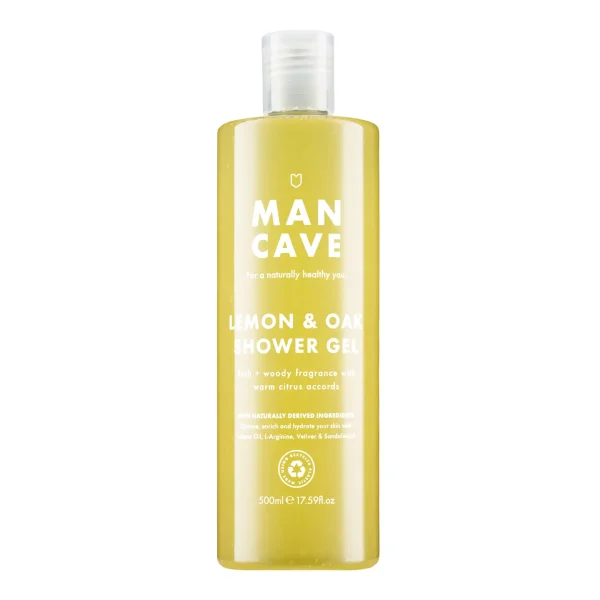 Lemon & Oak Shower Gel 500ml By Mancave