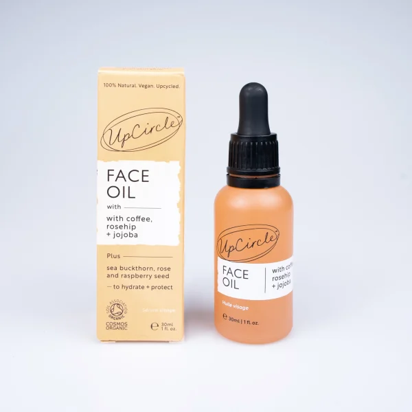 Collagen Boosting Vegan Organic Coffee + Rosehip Face Oil By UpCircle Beauty UK