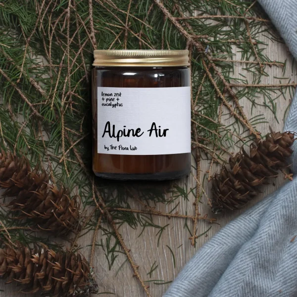 Alpine Air Natural-Wax Candle By Floralab