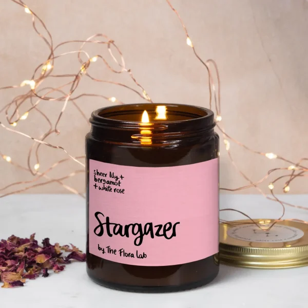 Stargazer Natural-Wax Candle by The Flora Lab