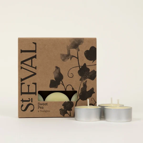 Sweet Pea Scented Tealights by ST Eval