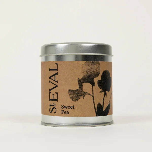 Sweet Pea Scented Candle by ST Eval