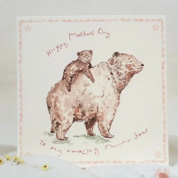 Mumma Bear Card by Sophie Amelia Creates