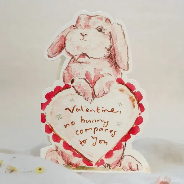 Bunny Valentines Card by Sophie Amelia Creates