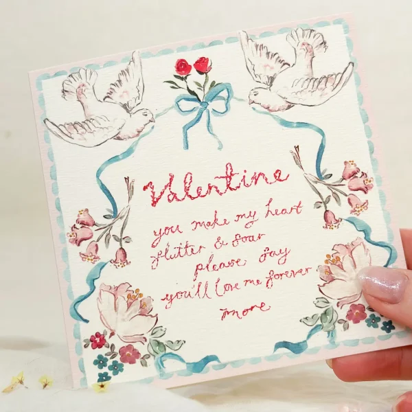 Valentine Flutter Card by Sophie Amelia Creates