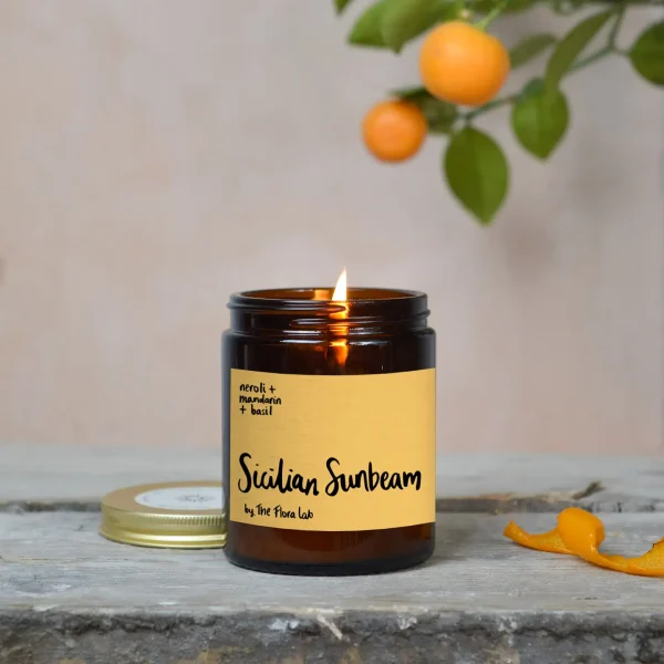 Sicilian Sunbeam Candle By The Flora Lab