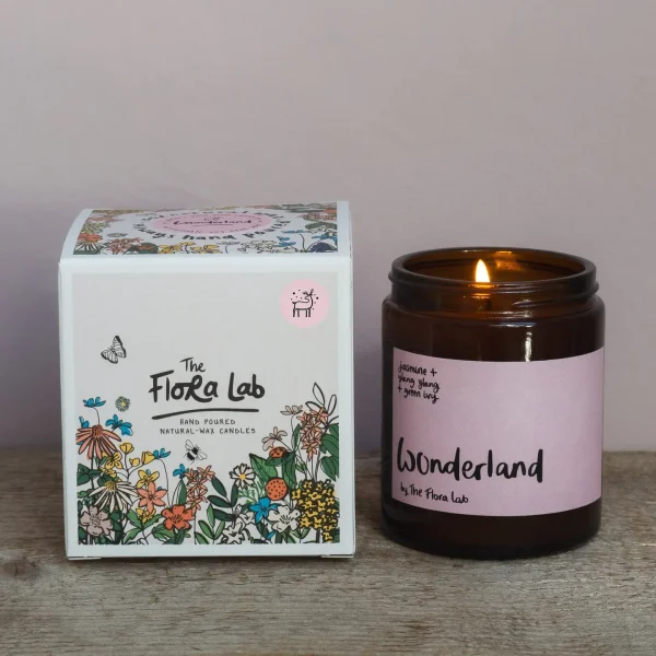 Wonderland Natural Candle by The Flora Lab