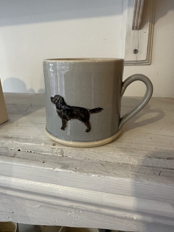 Denium Blue Cocker Spaniel Mug by Hogben Pottery