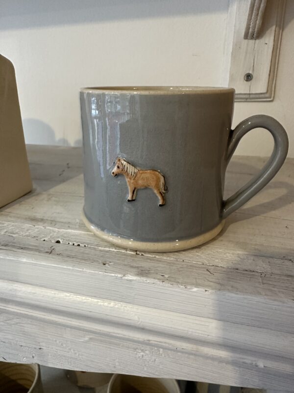 Denim Blue Pony Mug by Hogben Pottery