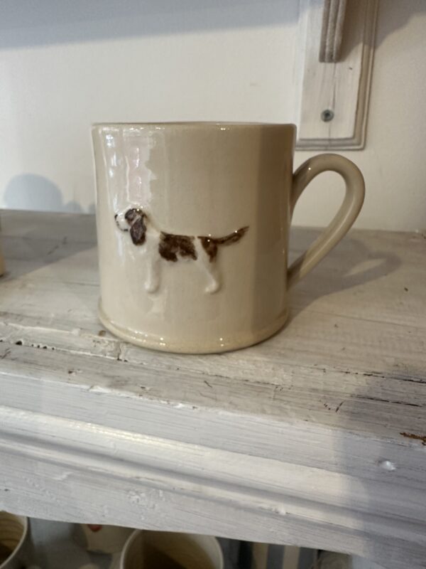 Cream Spaniel Mug by Hogben Pottery