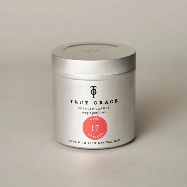 Vine tomato candle tin by true grace