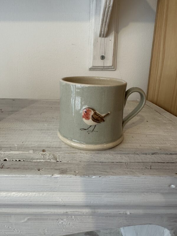 Eau De Nil Robin Espresso mug by Hogben Pottery