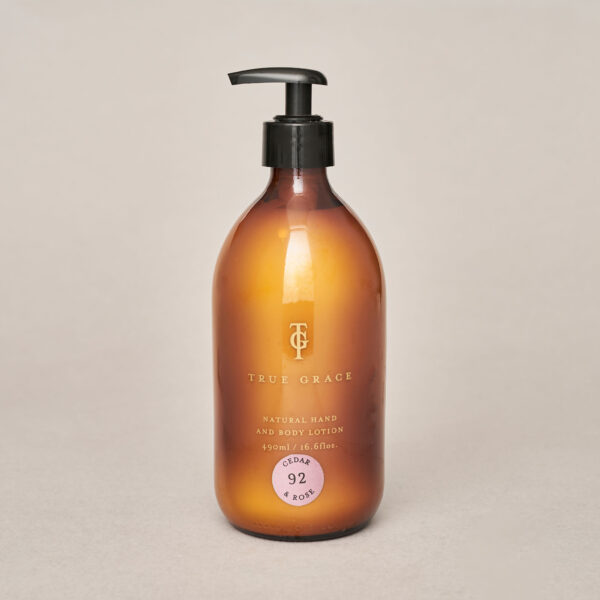 Cedar & Rose Hand and Body Lotion by True Grace