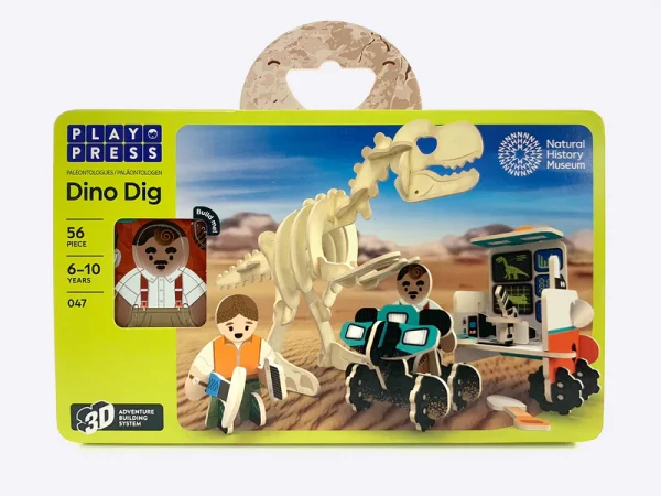 Natural History Museum Dino Dig Playset By Play Press Toys