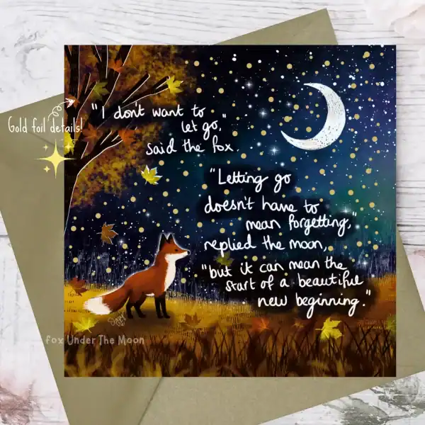 New Beginning Greeting Card by Fox Under the Moon