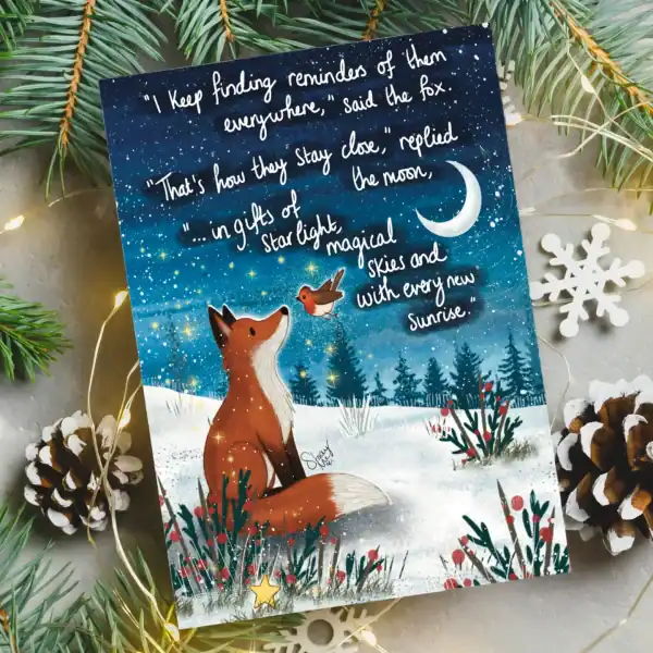 Reminders Christmas Card by Fox under the Moon
